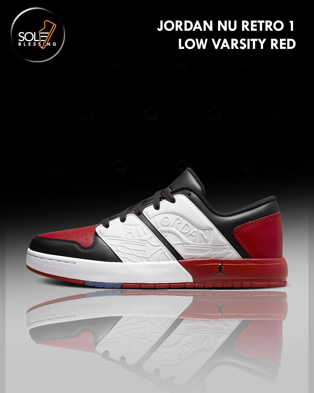 Jordan Nu Retro 1 Low Varsity Red