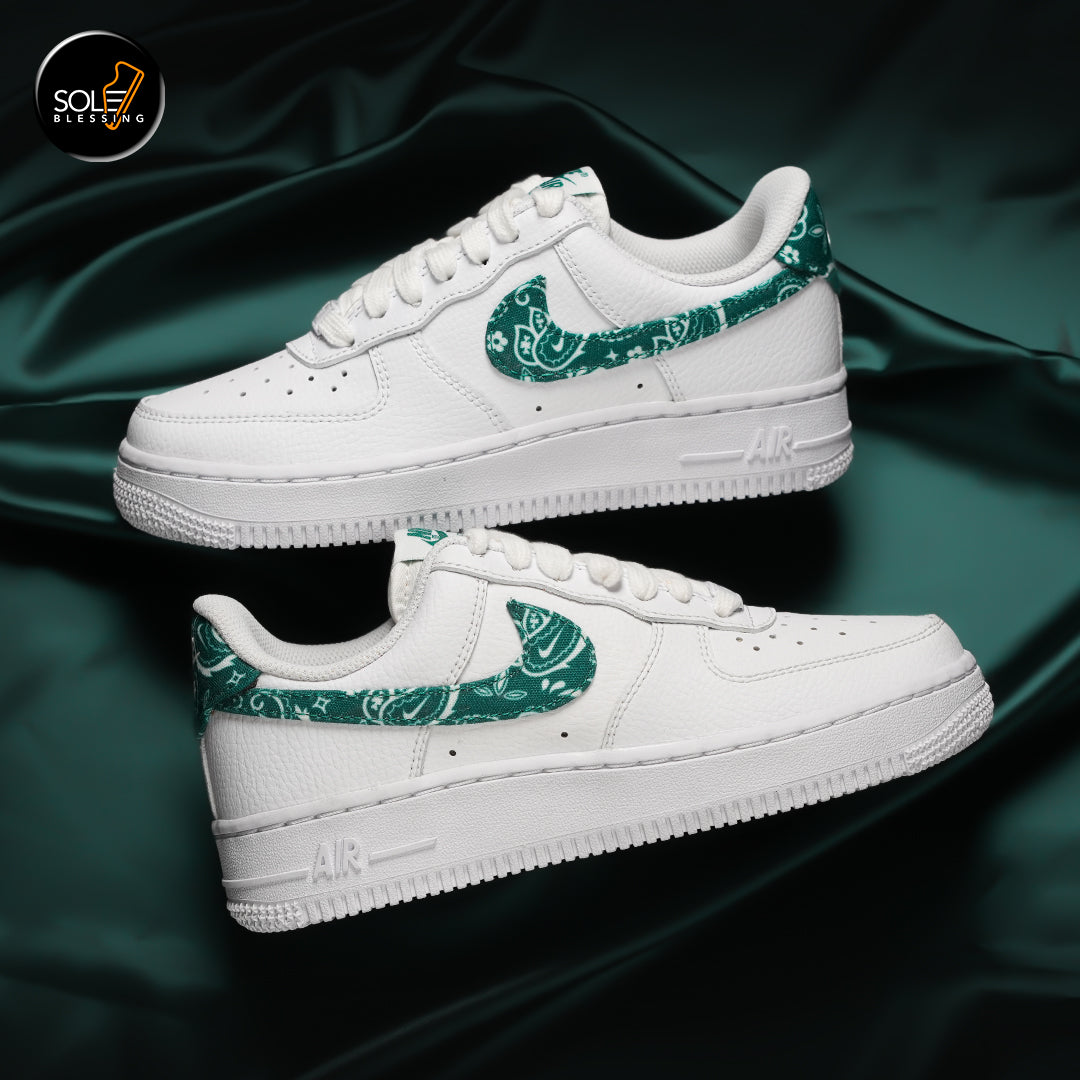 Air Force 1 Green Paisley