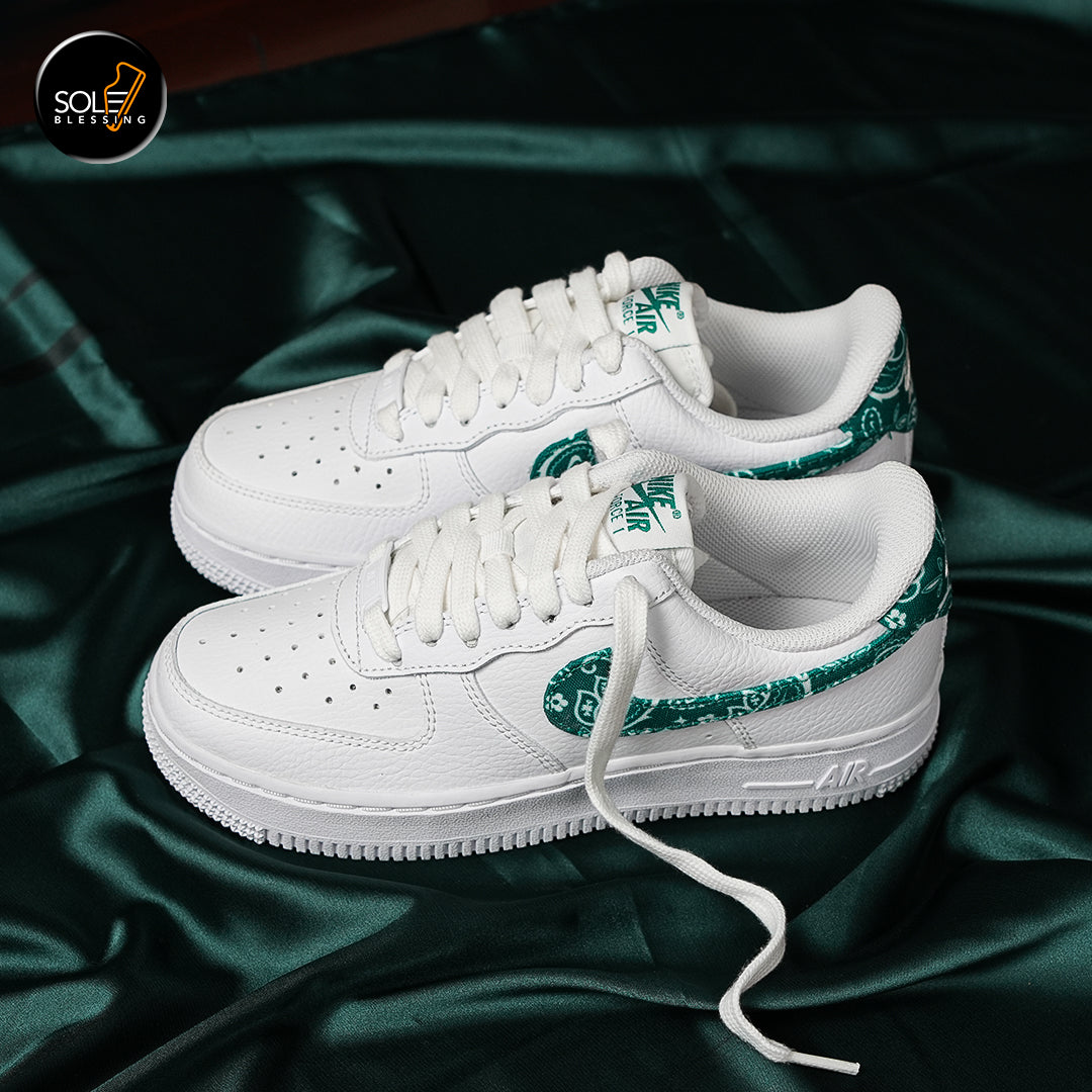 Air Force 1 Green Paisley
