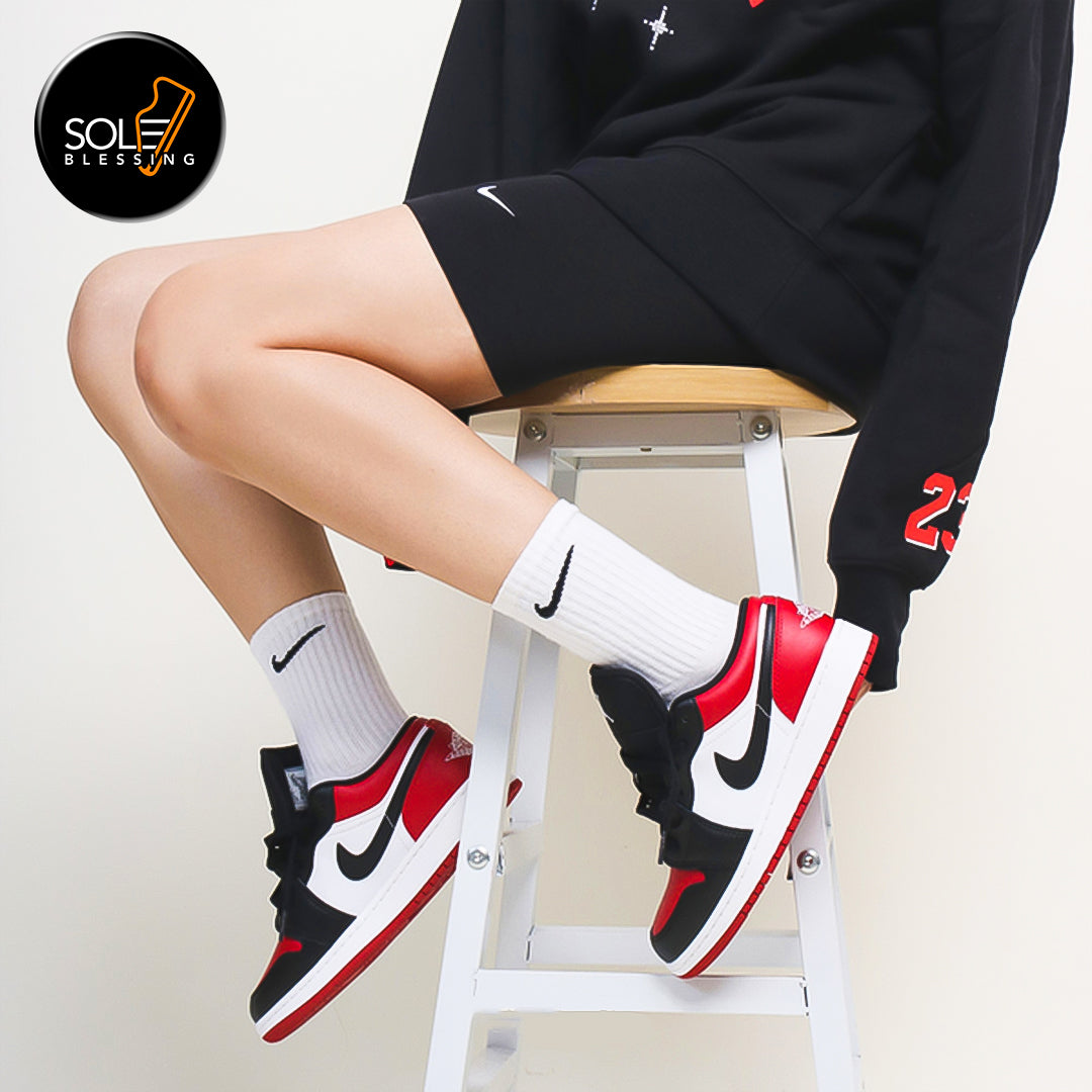 Air Jordan 1 Low Bred Toe