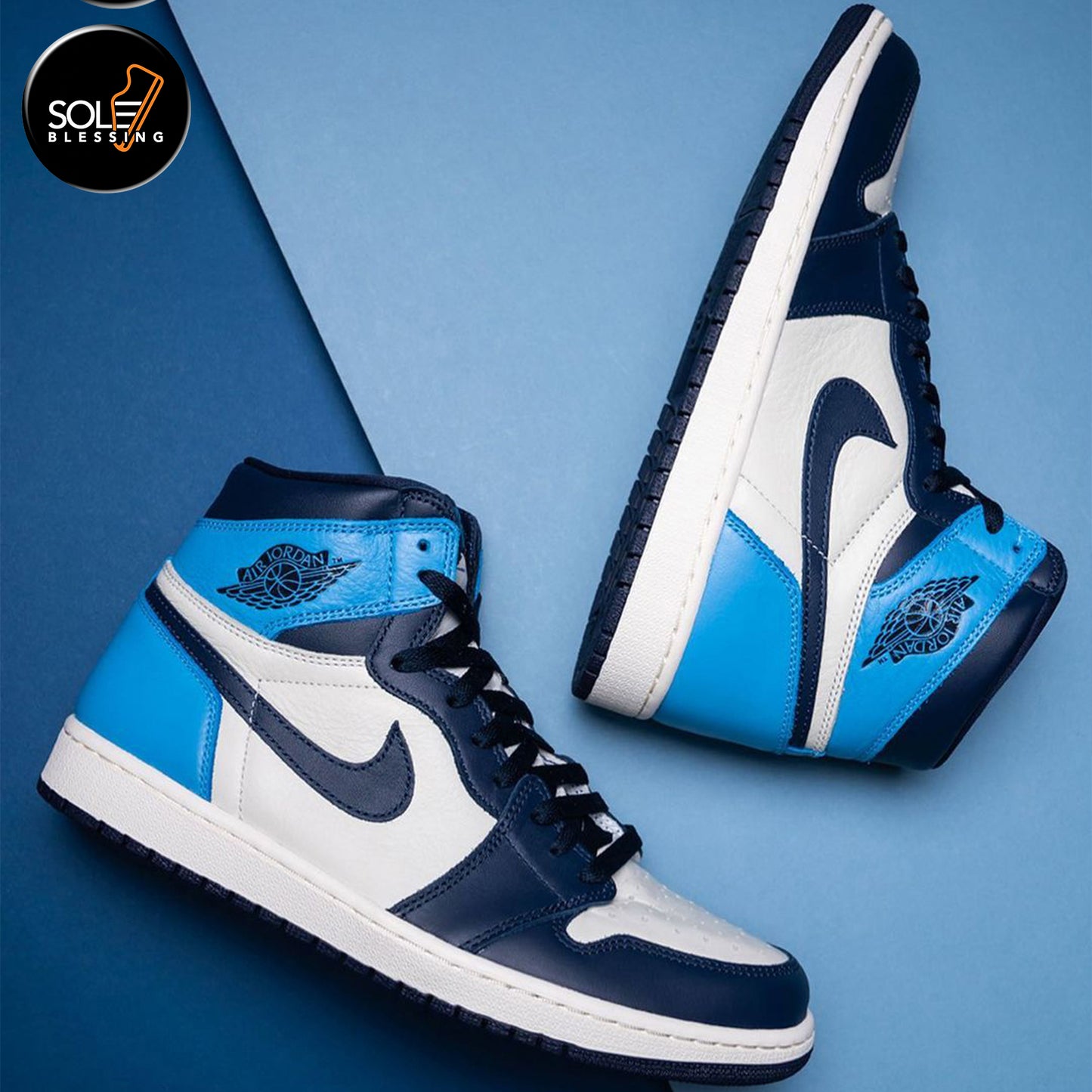 AIR JORDAN 1 HI OBSIDIAN UNC