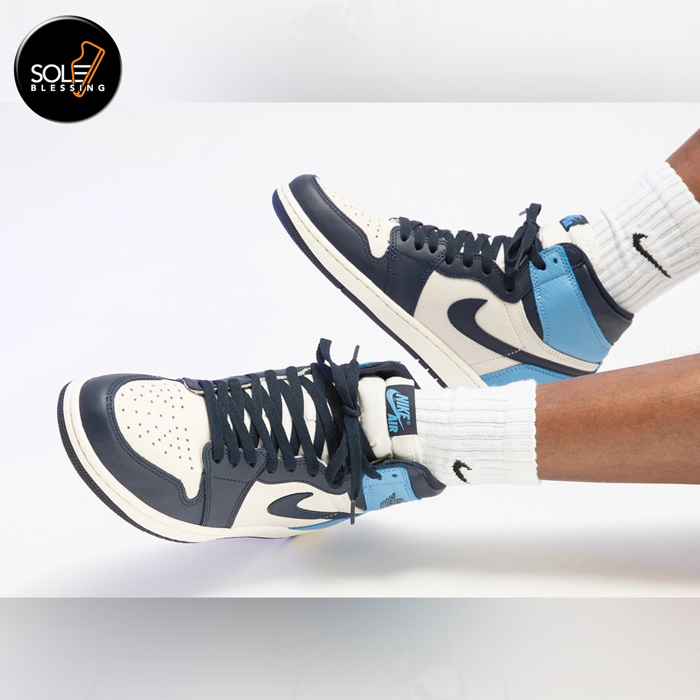 AIR JORDAN 1 HI OBSIDIAN UNC