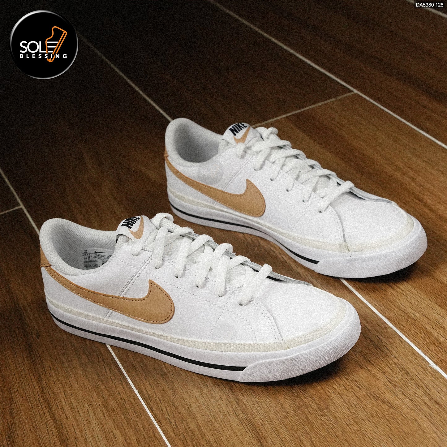 Nike Court Legacy White Black Hemp (GS)