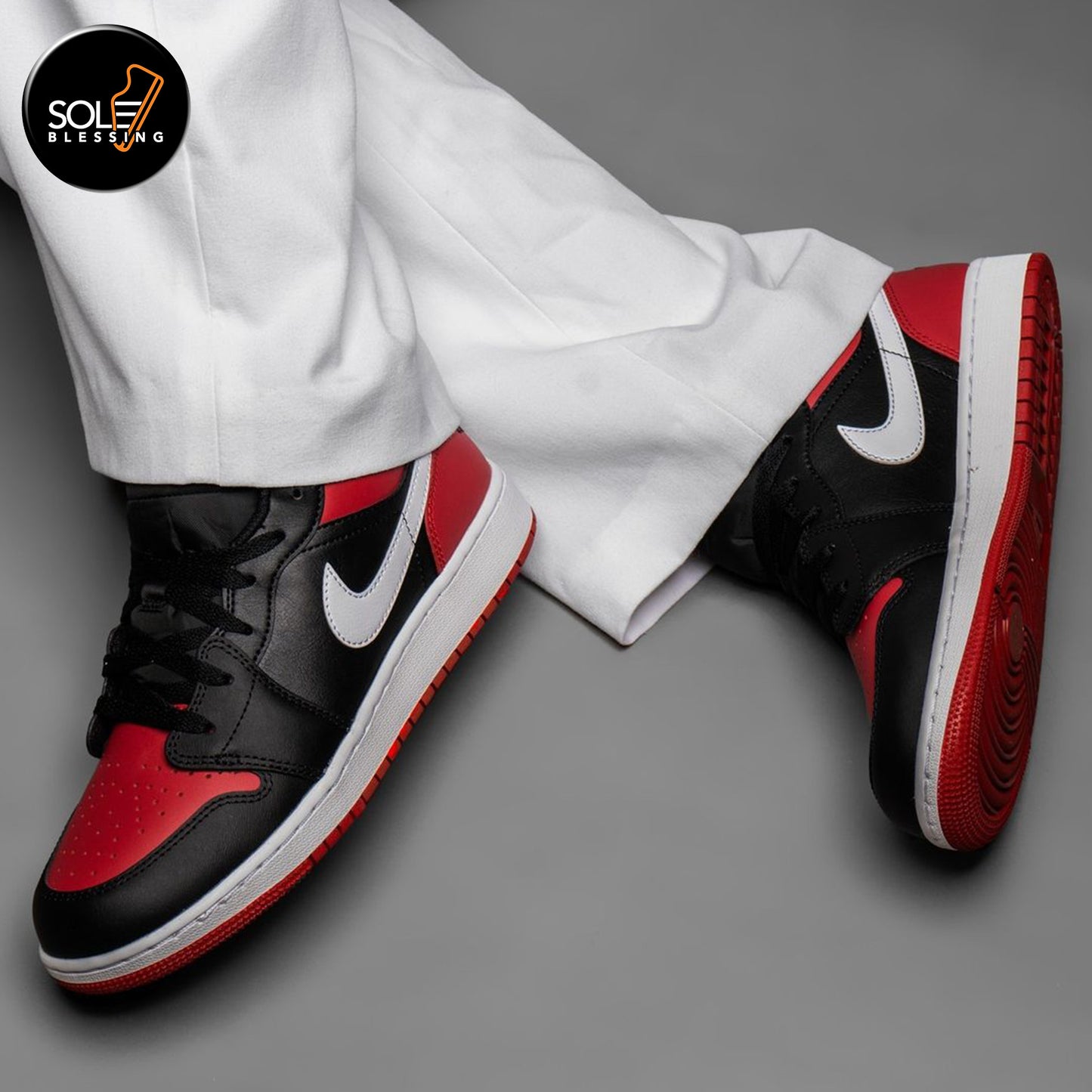 Jordan 1 Low Alternate Bred Toe (GS) Kids