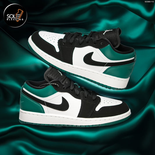 Jordan 1 Low Mystic Green (GS) Kids