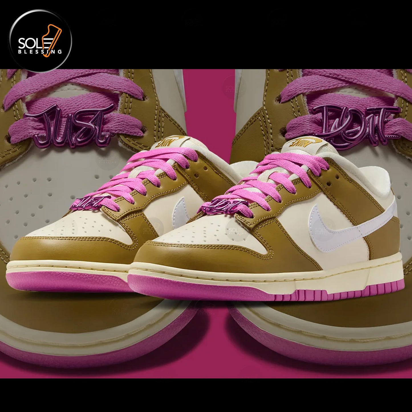 Nike Dunk Low SE "Bronzine & Playful Pink"