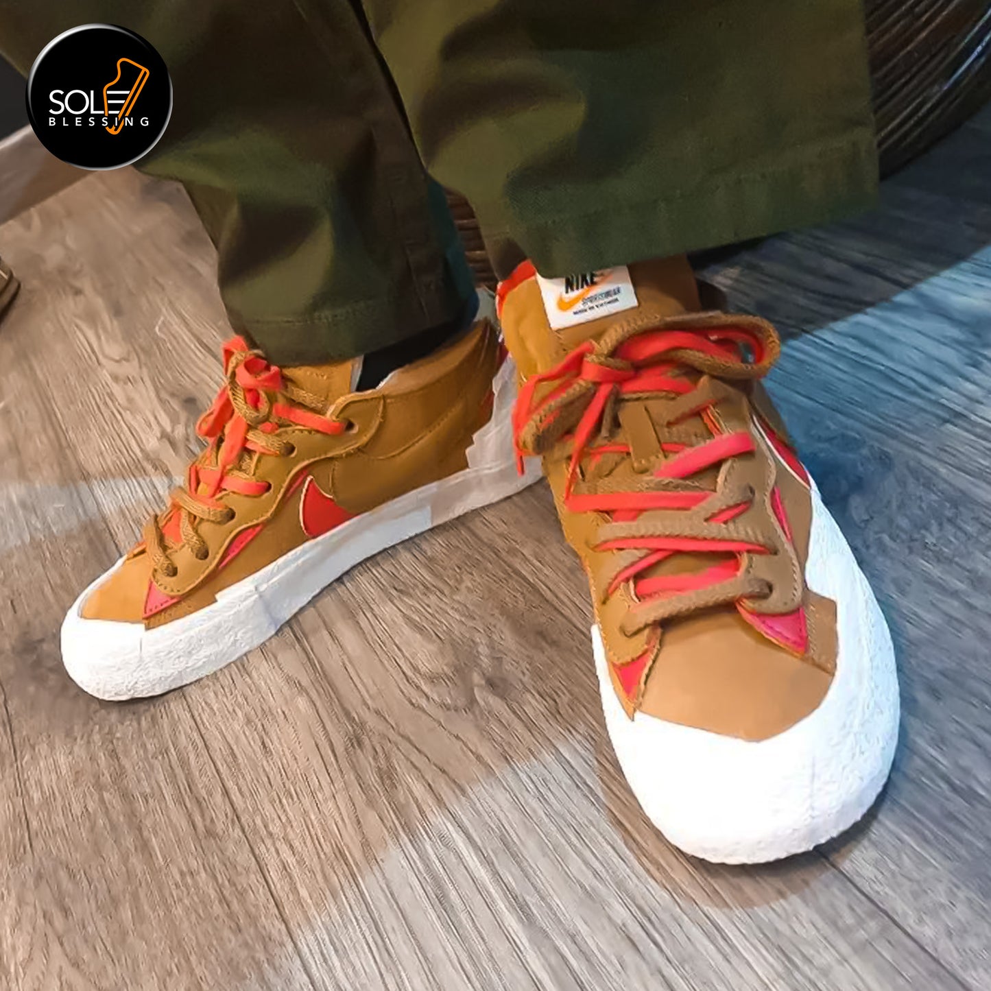 Nike Blazer Low sacai British Tan