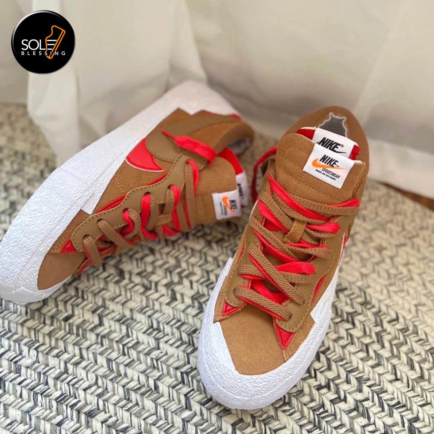 Nike Blazer Low sacai British Tan