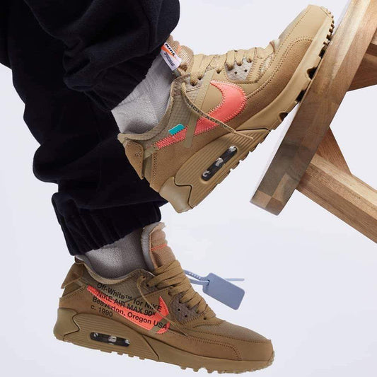 OFF-WHITE x Air Max 90 'Desert Ore'