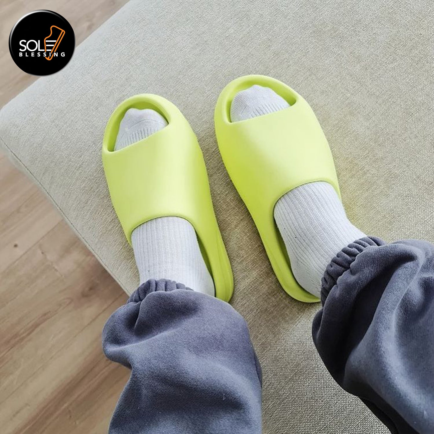 Yeezy Slide Glow Green